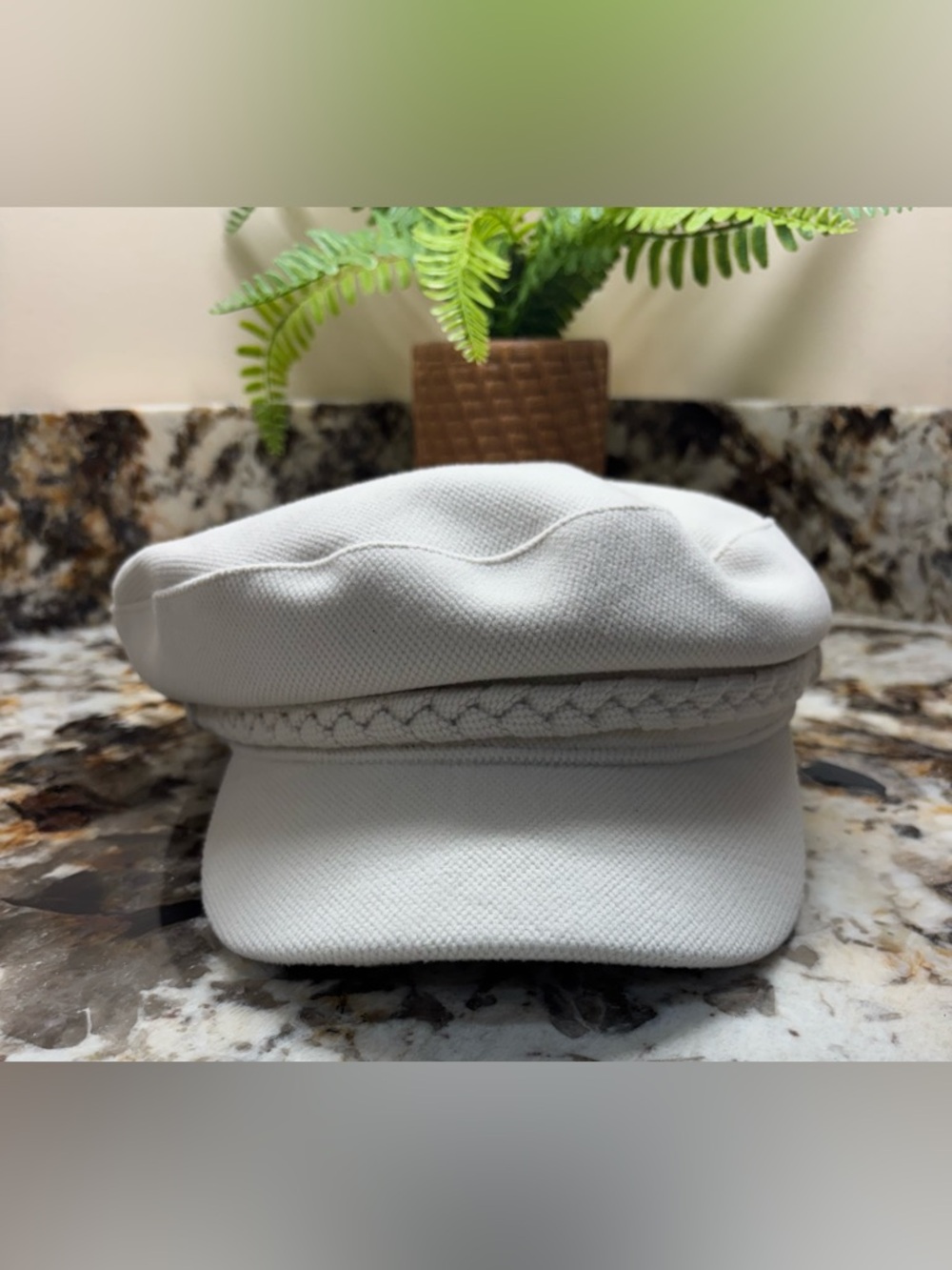 Time and Tru White Fisherman Cap - Picture 6 of 8
